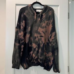 Vintage Havana Knit Hoodie